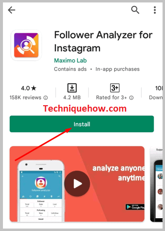 Follower Analyzer for Instagram App