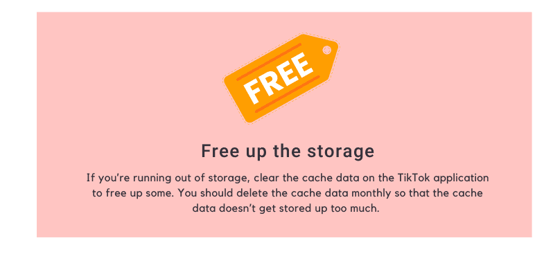 Free up the storage
