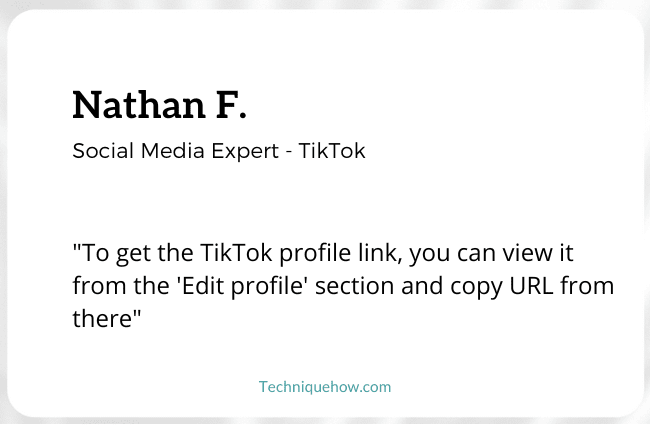 Get Your TikTok Profile URL