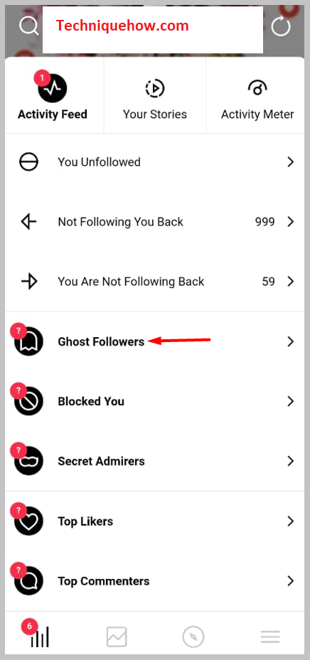 Ghost Followers on instagram