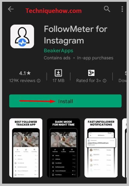 Google Play Store on followmeter