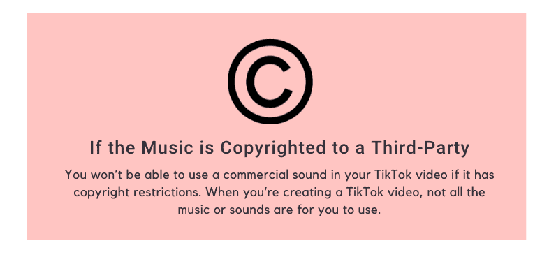 If the music is copyrighted to a third party