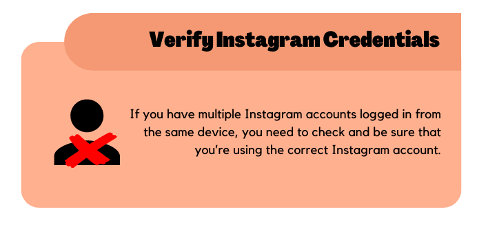Info_Wrong Instagram Account