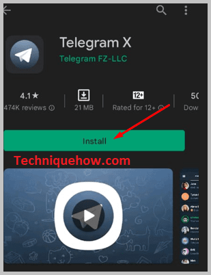 Install Telegram X