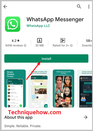 Install Whatsapp