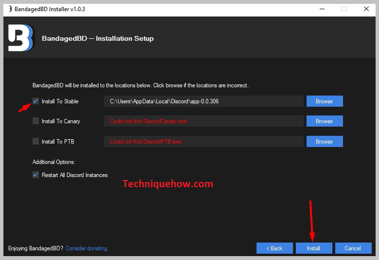 Install to Stable