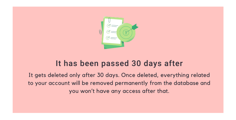 It has been passed 30 days