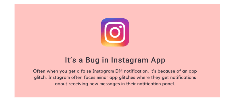 It's a Bug in Instagram App
