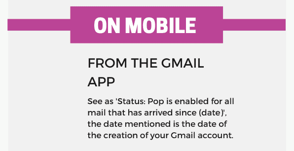On mobile gmail
