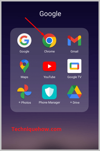 Open google chrome