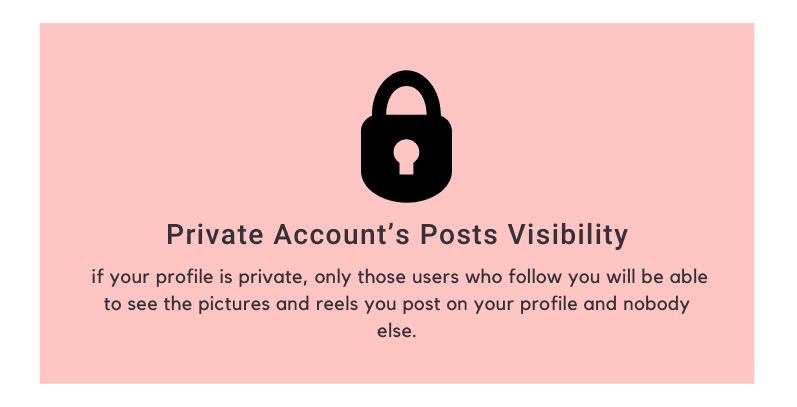 Private Account's Posts Visibility