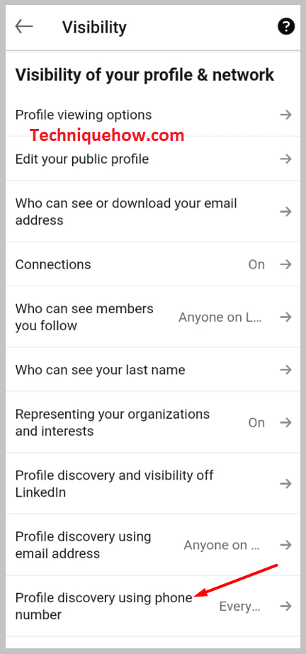 Profile Discovery using phone number