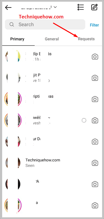 Request section