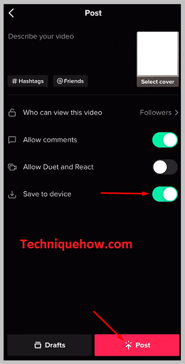 Save to device
