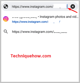 Search on profile user link