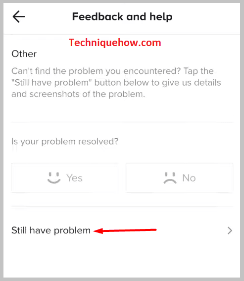 Still have a problem on tiktok