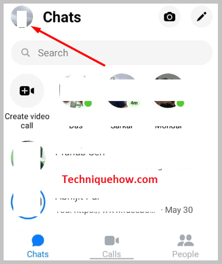 Tap on Profile icon