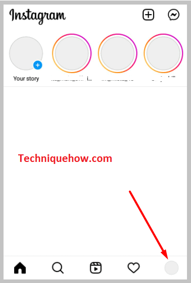 Tap on the Profile icon
