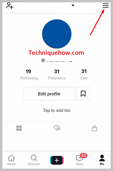 Tap on the three-dots icon
