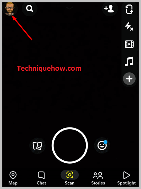 Tap on your profile