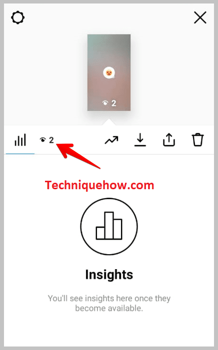 Tap the Seen icon