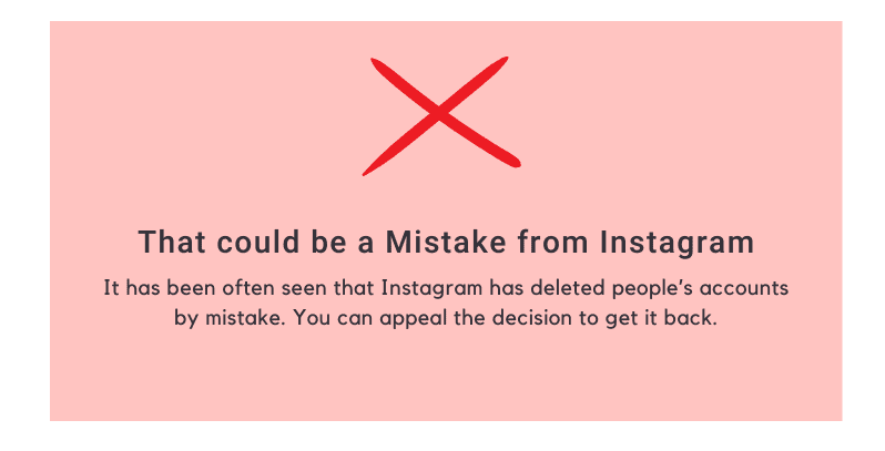 That could be a Mistake from Instagram