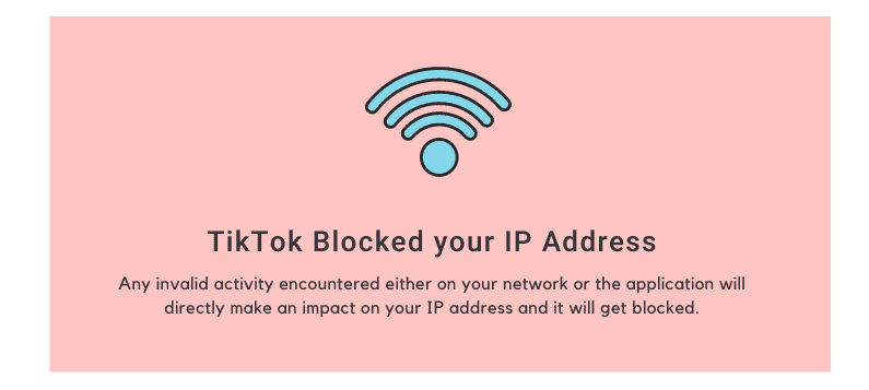 TikTok Blocked your IP Address