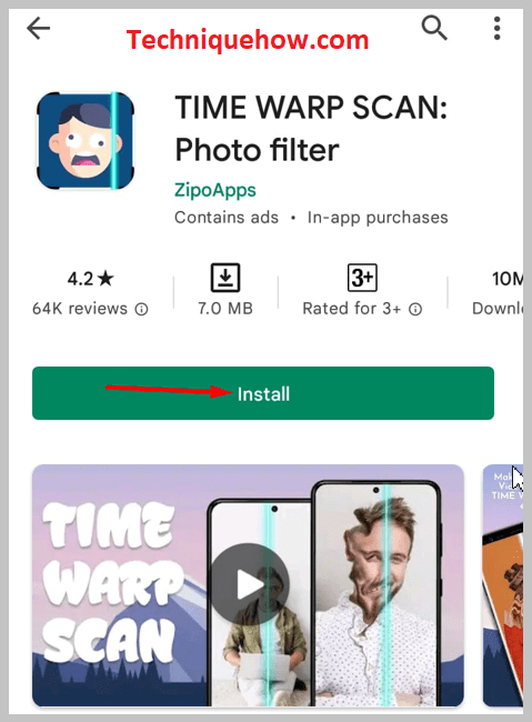 Time Warp Scan Photo Filter