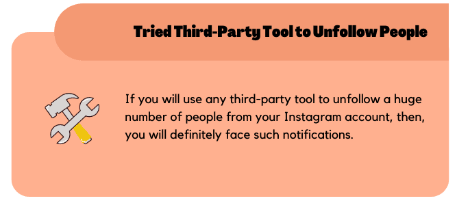 Tried Third-Party Tool to unfollow people