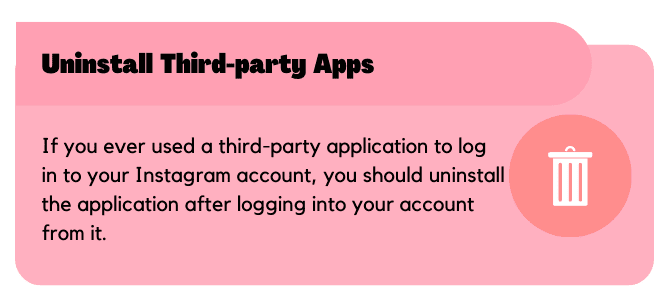 Uninstall the third-party Apps