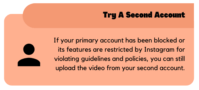 Use second account
