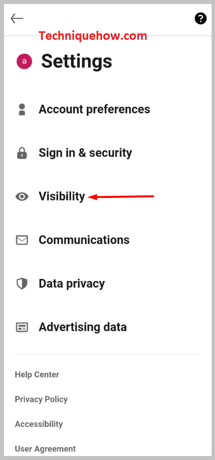 Visibility on LinkedIn