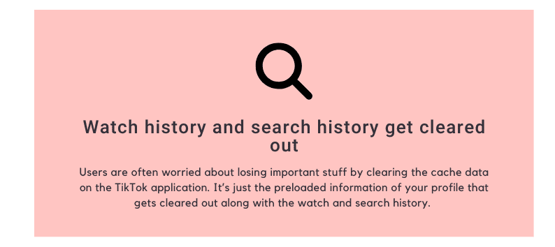 Watch history and search history get cleared out