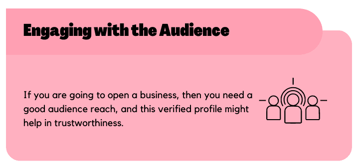You can build your brand by engaging with the Audience