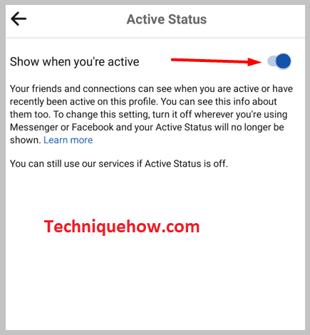 You can see an option turned on