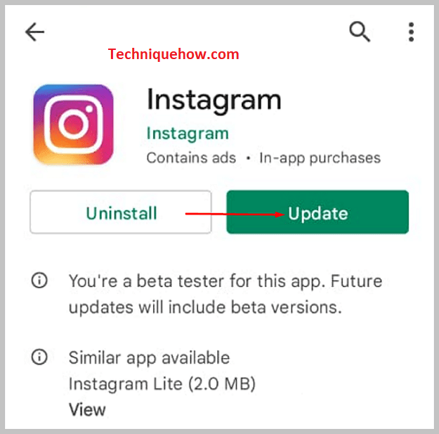  app has an update