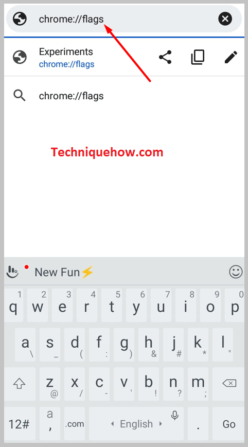 chromeflags and search it