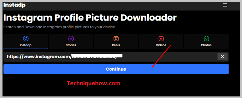 click on Continue to proceed