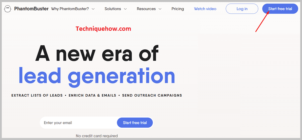 click on Start a free trial