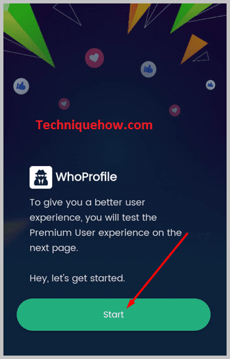click on Start