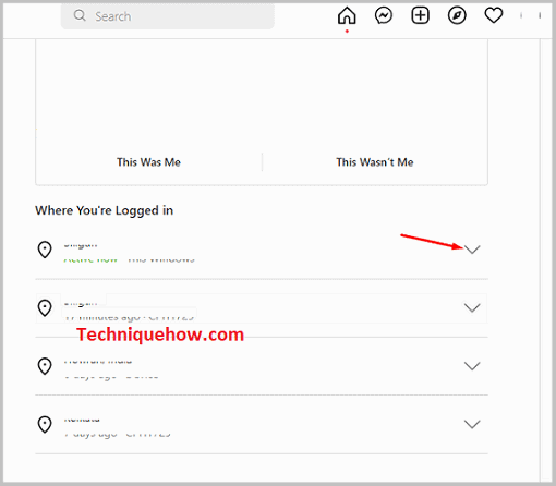 click on drop down list