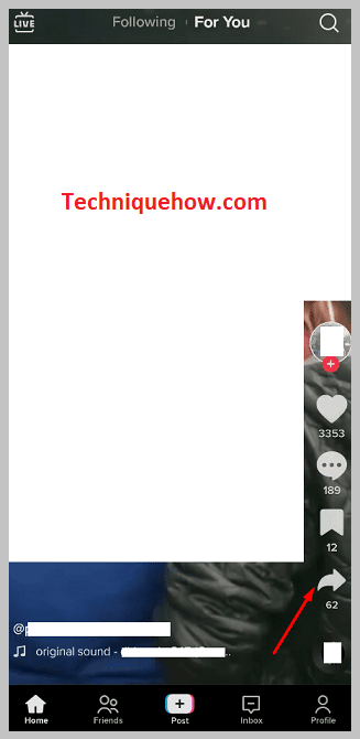 click on the Share icon