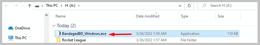 click on the option Show in folder on betterdiscord