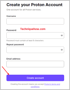 create account