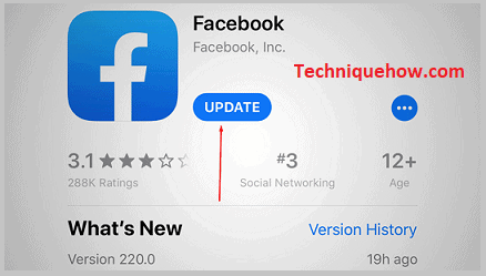facebook update on iphone