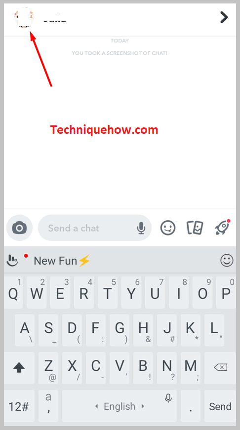 opening the chat box