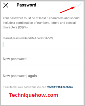 save password