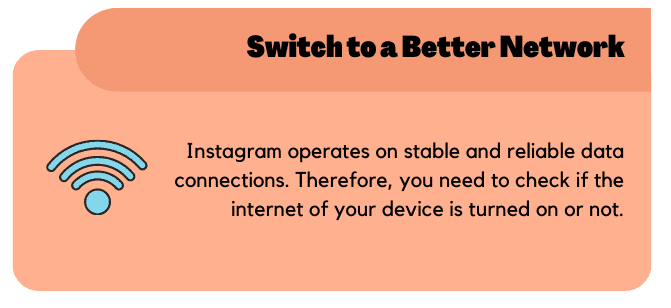 switch to a better network