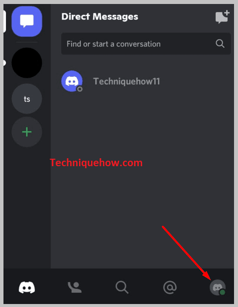 tap the gear icon on mobile