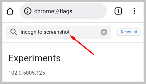 the search box type